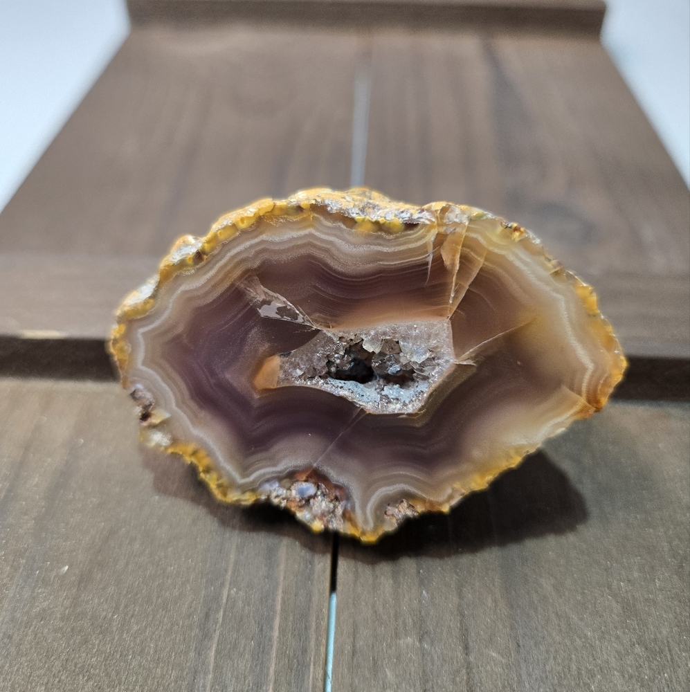 Coyamito Purple Lace Crystal Agate Laguna Mexico - Picture 14 of 14